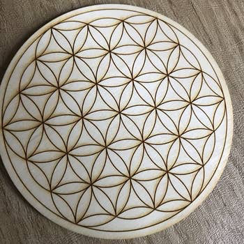 Flower of Life Crystal Grid Board