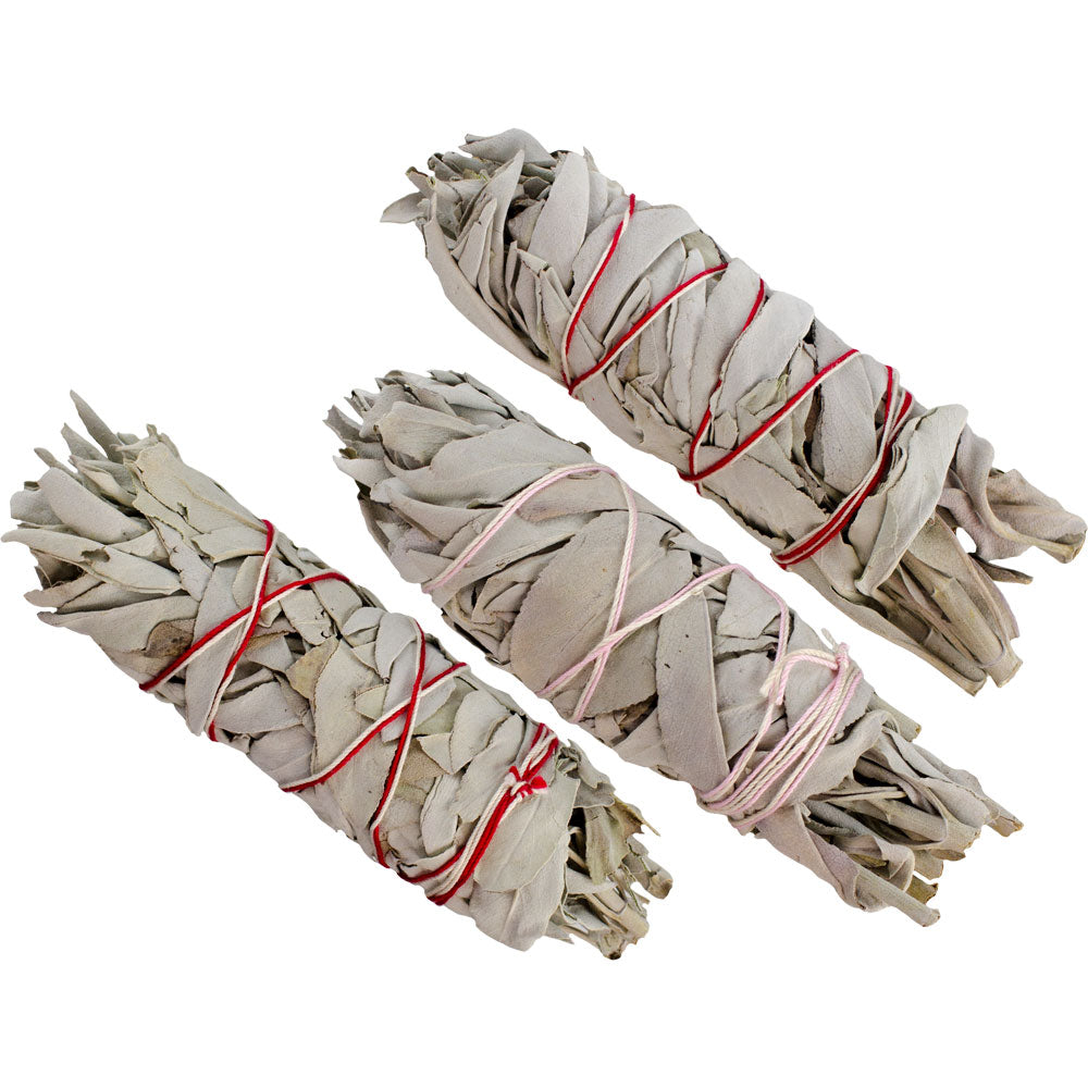 California White Sage Smudge Sticks, Small