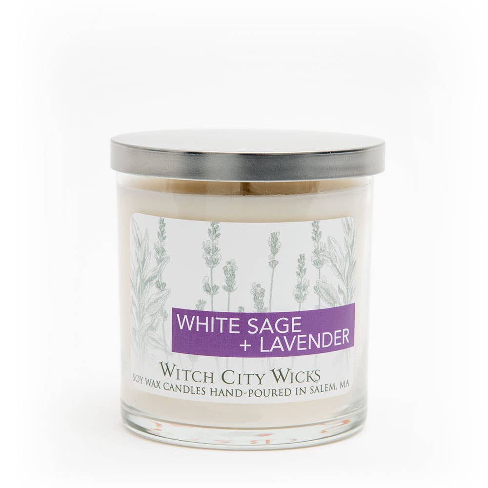 White Sage + Lavender Soy Wax Candle