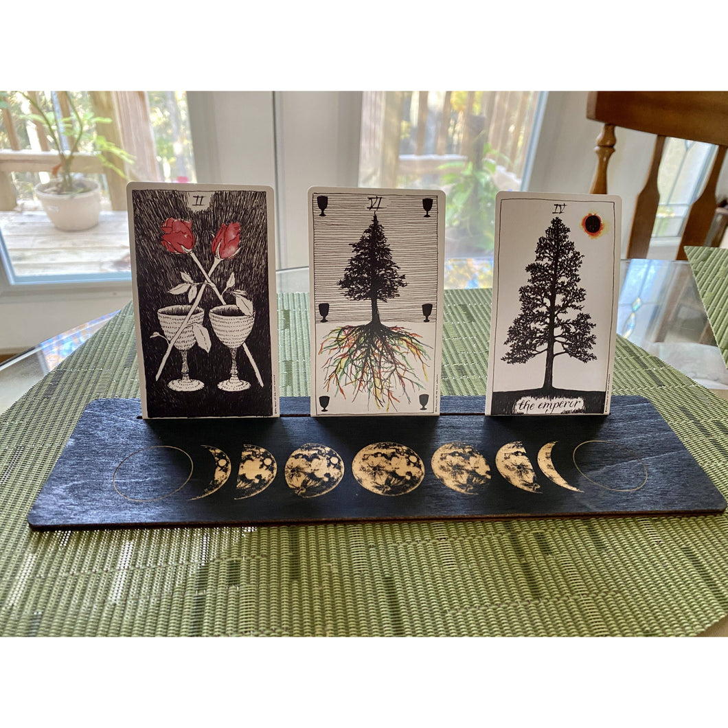 Moon Phase Tarot Card Holder - Oracle Card Holder