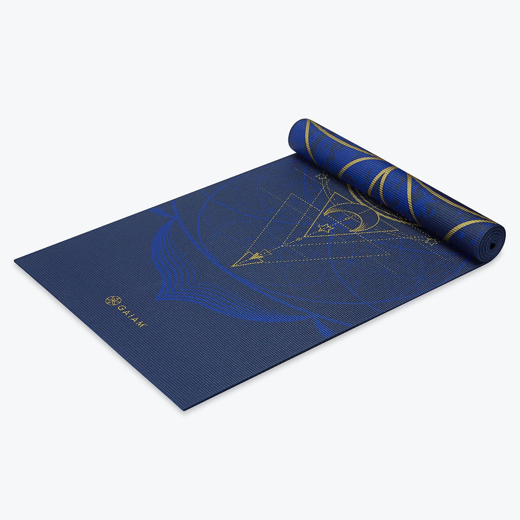 Gaiam Yoga Mat,  4mm to 6mm