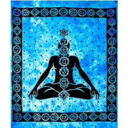 7 chakra Turquoise Tapestry