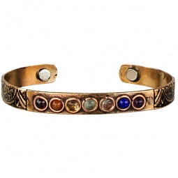 Copper chakra bracelet