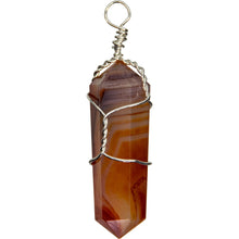 Wire Wrapped Crystal Pendant