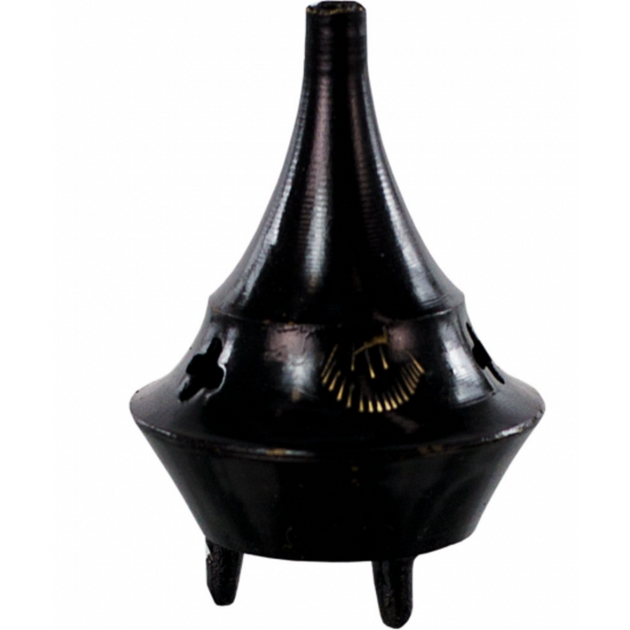 Brass Cone Burner Black