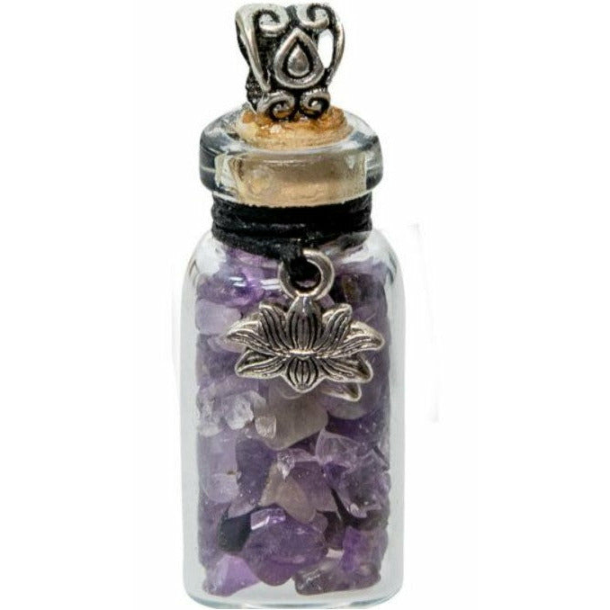 Gemstone Bottle Pendant