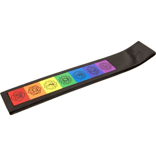 Wooden chakra incense holder