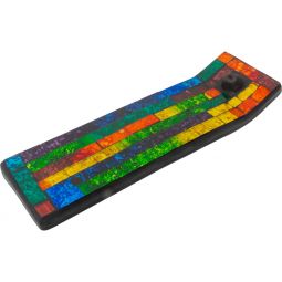 Stained glass incense holder from Bali