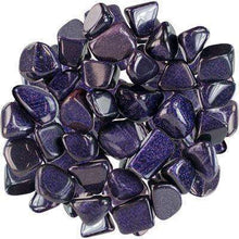 Natural Tumbled Crystals and Stones,Blue Goldstone (Man-Made)