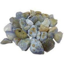 Natural Tumbled Crystals and Stones,Blue Chalcedony