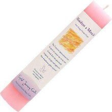 Reiki Herbal Pillar Candle,Manifest a Miracle