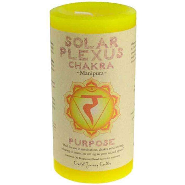 Solar Plexus Chakra Pillar Candle