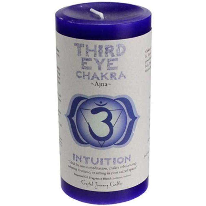 Third Eye Chakra Pillar Candle