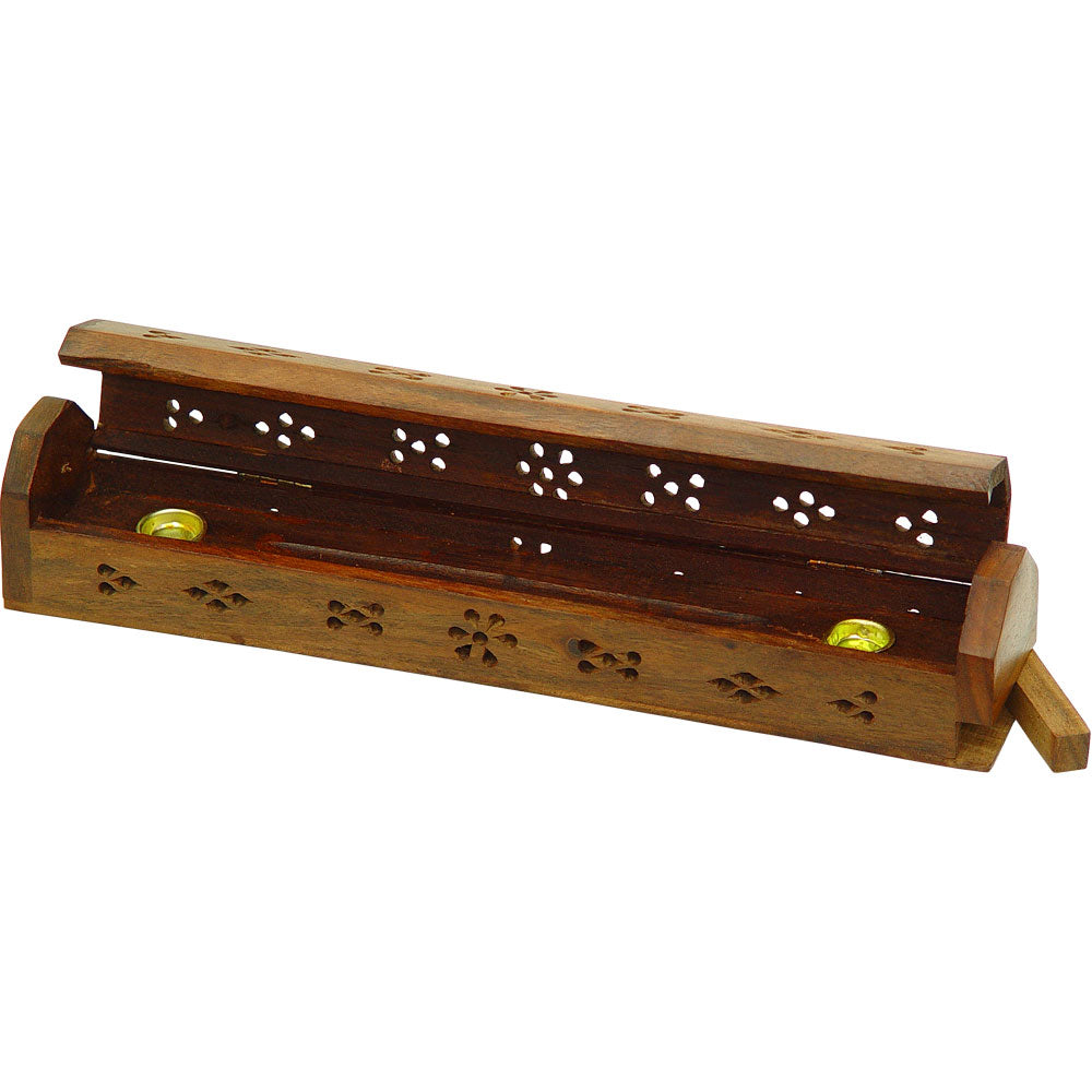 Wooden incense box